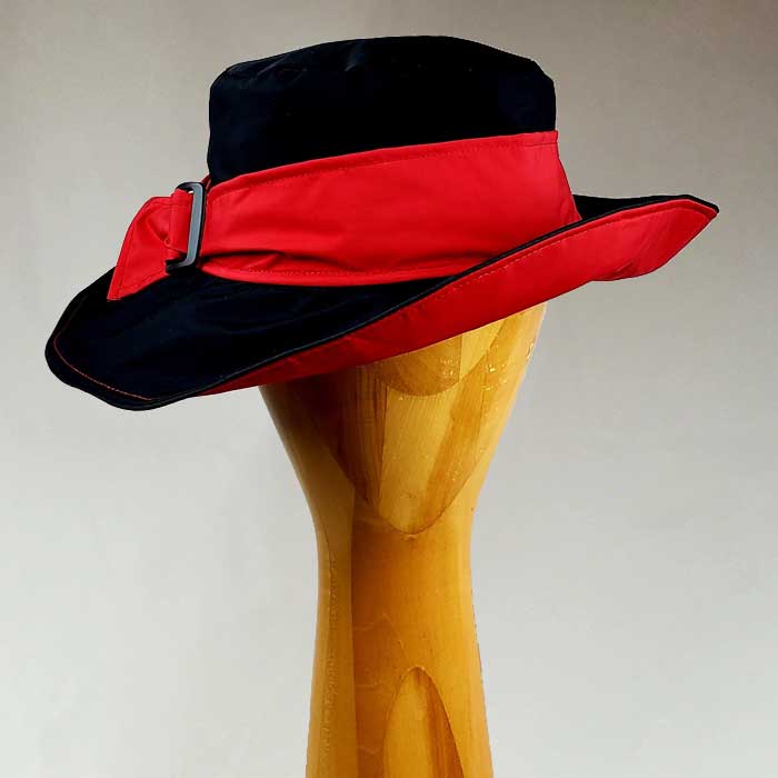 Big Brim Black Red