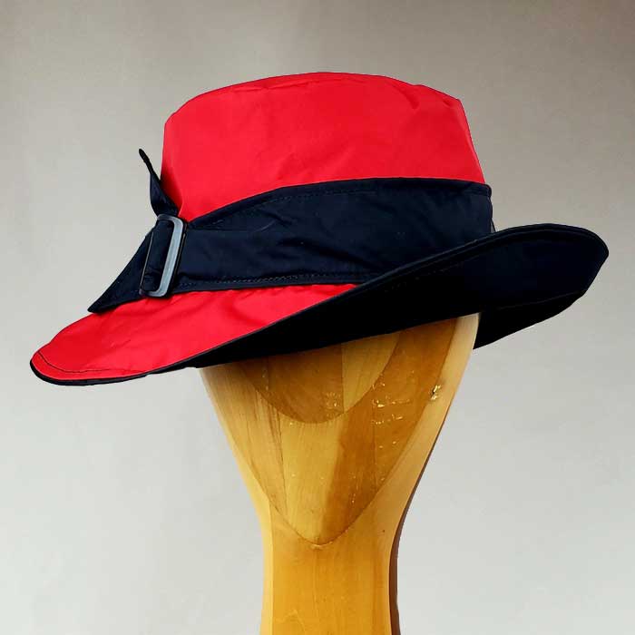 Medium Brim Red Black