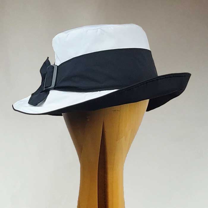 Medium Brim White Black