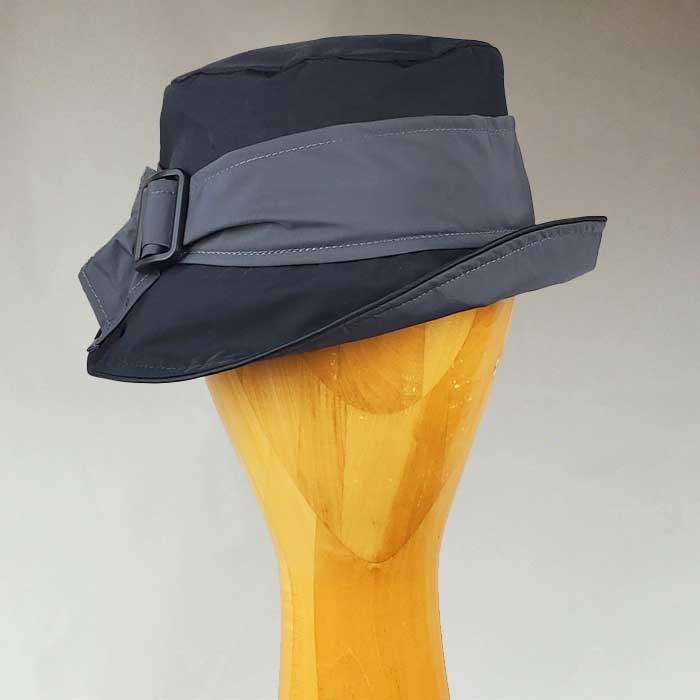 Bucket Brim Black Gray