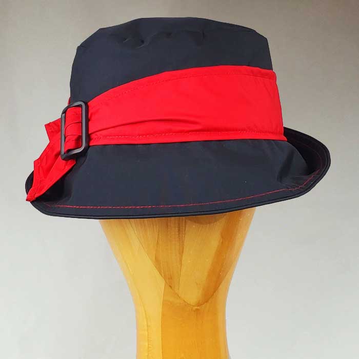 Bucket Brim Black Red