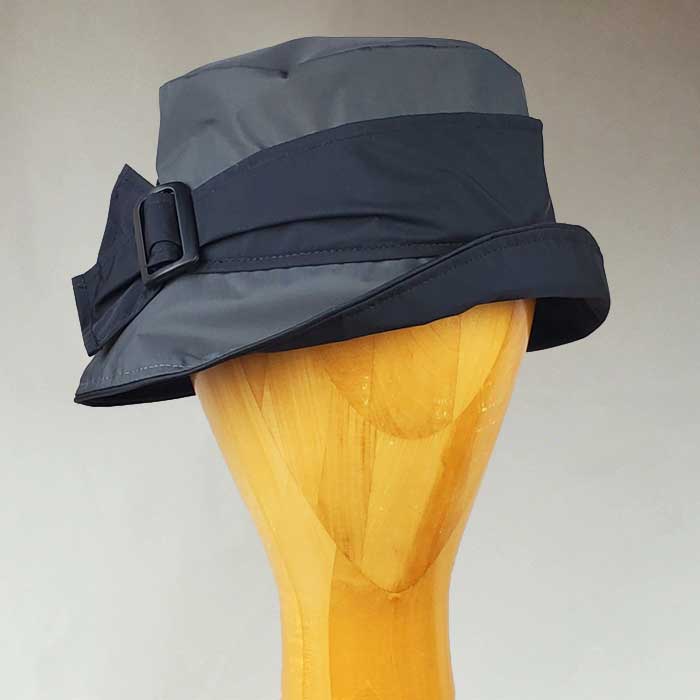 Bucket Brim Gray Black